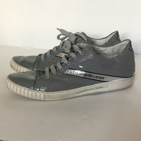 Alessandro Dell'Acqua Other - ALESSANDRO DELL' ACQUA Leather Fashion Sneakers